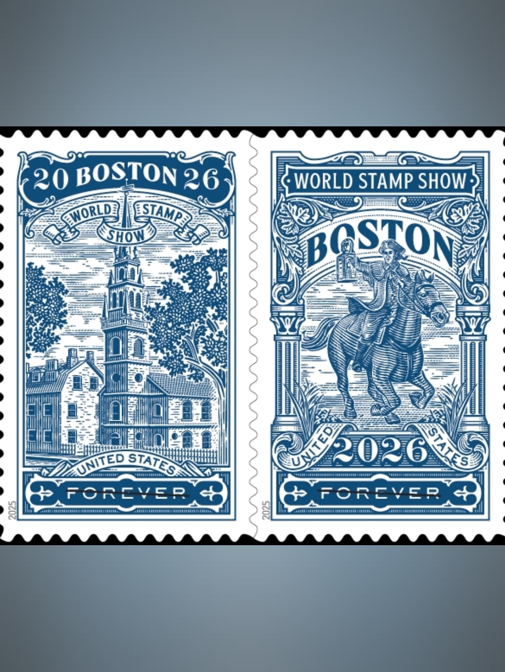 100 Boston 2026 World Stamp Show Forever‎ Postage Stamps US Postal USPS Mailing